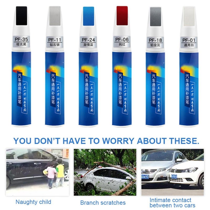Touch Up Paint Pen for Cars, 12 mL Car Paint Scratch Repair, 2-in-1 Car Touch Up Paint Fill Paint Pen, Quick & Easy Solution to Repair Minor Automotive Scratches (Universal White) - Image 5